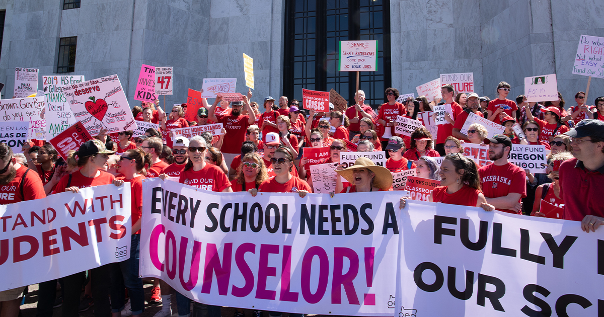 Oregon Teacher’s Union Statewide Strike Freedom Foundation