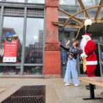 Santa spreads cheer to workers in Ohio, Pennsylvania